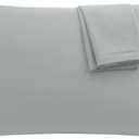 uxcell 2 Pack Pillow Cases Soft 1800 Series Microfiber Pillowcases Set with Zipper Standard(20"x26") Grey