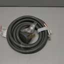 10 ft 3 Prong Dryer Cord, 30Amp 10 Gauge Dryer Power Cord Replacement, Pure Copper 3-Wire Appliance Cord with NEMA 10-30P Plug and O-Ring Terminals, 250V 7500W, ETL Listed, Gray STW