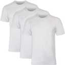 Hanes Mens Moves Mesh T-Shirt, X-Temp Moisture-Wicking Tee, White Or Black/Grey, 3-Pack, XL 