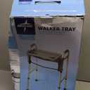 Medline Guardian Walker Flip Tray, Gray, 1 Count