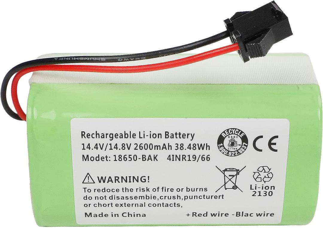 Robot Vacuum Replacement Battery 14.8V 2600mAh Replacement pa04 Battery for Ecovacs Deebot N79S/N79 & Eufy Robovac 11/30 25c