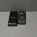 TOCOL for iPhone 17 Pro Case, Compatible with Magsafe, Full Camera Protection, Built-in Magnetic Ring, Drop Protection, Translucent Matte Phone Case for iPhone 17 Pro 6.3 inch (Black)