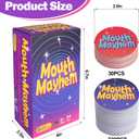 BUSOHA Mouth Mayhem Words So Hard Card Game - 3 in 1 Board Party Games for Adult Fun Travel Toy for Game Night with 220 Picture Cards and 30 Penalty Cards Gift for Friend Party Adults Age 18-30