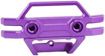 CNC Metal Front Bumper for MJX Hyper Go 14209 14210 RC Car Modification upgrade Accessories (PurPle),Set of 2