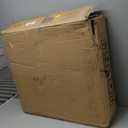 YITAHOME Dog Crate Furniture with Cushion, Dog Kennel Indoor with Wheels, 27" Dog Cage with Double Doors for Small Dog (Rustic Brown)