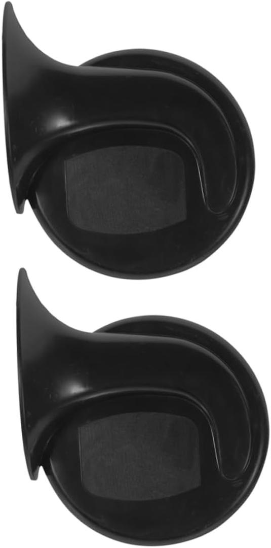 2pcs Motorcycle Horns Loud Speaker Snail Horns for Electric Scooters Easy to Install Dual Tone Motorcycle Accessories Sound Projection for Enhanced Safety