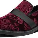 Bruno Marc Men's Dress Tuxedo Shoe Slip-on Classic Patent Leather Loafers (9, Red Wine)