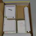 2 Tier Bracelet Holder Display - Detachable T Bar White Velvet Bracelet Holder, Jewelry Holder Organizer for Bracelet, Necklace, Earrings, Rings