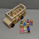 Melissa & Doug School Bus Wooden Play Set with 7 Play Figures