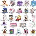24 Pcs Funny Badge Reel Nurse Cute Retractable Name ID Clip Badge Holder for Doctor Student Medical Assistant Coworker Work Accessories Bulk Gifts(Fun Style)