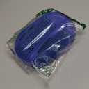 Silicone Makeup Bag, Travel Cosmetic Organizer Pouch with Zipper for Women (Blue)
