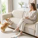 Couch Cover for Dogs Non-Slip Pet Couch Cover for Sofa Plush Protector
Non-Slip Backing, Machine Washable, Pet Friendly, Pet Hair & Scratch Protection, Sofa Cushion Protector(Beige, 27.6"×27.6")