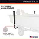 CE Smith - Trailer PVC Boxed Post Guide-On - Sturdy Boat Trailer Accessories & Replacement Parts
