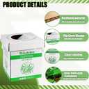 Broken Glass Disposal Box - Cardboard Disposal Cartons for Glass, Disposable Disposal Container for Parties, Laboratory and Outdoor Activities, 8" L x 8" W x 10" H,6 Pcs (Green)