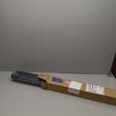 Joydeco No Drill Zebra Blinds for Windows, Cordless Day & Night Dual Sheer Roller Shades, Easy Installation, Free-Stop Lift System, Light Filtering Privacy Blinds for Home (Black,35" W x 75" H)