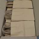 BagDream 10x5x13 25Pcs Gift Bags Brown Kraft Paper With Handles - Bulk Shopping, Merchandise Retail, Wedding Party Favor Sacks - 100% Recycled Paper