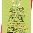 Cute Birthday Card for Her  Best Friend, Wife, Sister or Coworker, Colorful Birthday Gift for Women (SK-071)