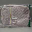 Bible Cover Case for Women Large Bible Cover Bag Quilted Bible Carrying Case for Girls Bible Study Supplies Accessories Christian Gifts for Women (Purple Floral, Large)