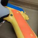 Soft Dart Blaster with 20 Soft Darts and 2 Dart Holders Slide Action with Safety Orange Roleplay Accessory for Kids Age 6+