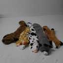 Nocciola Dog Squeaky Toys, 5 PCS Crinkle Plush Dog Toys, No Stuffing Dog Toys for Small Medium Large Dogs, Stuffless Puppy Toys for Boredom