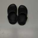 Toddler Girls Boys Clogs Classic Garden Shower Beach Pool Swim Slip on Sandals Slides Children Kid Cute Water Shoes, Size 24, (Black)