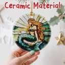 2 x Enchanting Mermaid Christmas Ornaments: Christmas Tree Ornaments & Holiday Decor  Perfect Holiday Presents & Gift Ideas for Friends, Coworker, Family, Mermaid Lover, and Ocean Lover