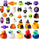 JOYIN Halloween Mochi Squishy Toys and Rubber Duck Surprise Toy Set, Holiday CountDown to Halloween, Advent Calendar Toys for Kids Party Favor Supply, Trick or Treating
