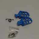 Foot Pegs Footrests Replacement Parts Fits for Yamaha PW50 PW80 TW200 Honda XR50R CRF50 CRF70 CRF80 CRF100F Pit Dirt Bike Motorcycle. (Blue)
