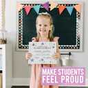 Classroom Award Certificates for Students -25 Certificate of Achievement Awards, Gold Star Certificate Paper, Preschool Graduation Certificates for Kids, Kindergarten Diploma, Star Student Honor Roll