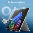 JETech Screen Protector for Surface Pro 11/10 (2024)/Pro 9 (2022) 13-Inch, 9H Tempered Glass Film, Support Surface Pen, HD Clear, 2-Pack