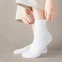 J-BOX Women's Cotton Athletic Socks - Low Cut, Casual, 8/10 pairs (9-11, Black5+white5)