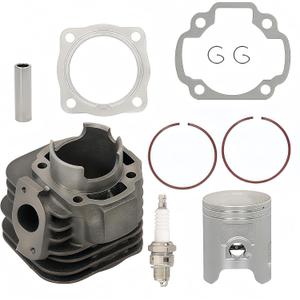 Silscvtt Cylinder Piston Ring Gasket Top End Kit Replacement for Polaris 90 Sportsman 2001 2002 2003 2004 2005 2006 Replacement for 0450007 0450004 0450009