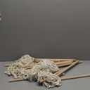 Macrame Wall Hanging Rack for Hair Accessories Woven Cotton Rope Storage Shelf Boho Room Decor for Boy Girl Bedrooms and Photography Props