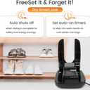 Boots and Shoes Dryer, Glove Dryer & Boot Warmer with Heat Blower, Portable Adjustable Rack and Timer, Folding Design & Quick Drying for Shoes, Gloves, Hats, Socks, Ski Boots