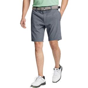 M MAELREG Golf Shorts Men 7 inch 9 inch Lightweight Dry fit Stretch Flat Front Casual Sport Heather Hybrid Flex Mens Shorts (Navy)