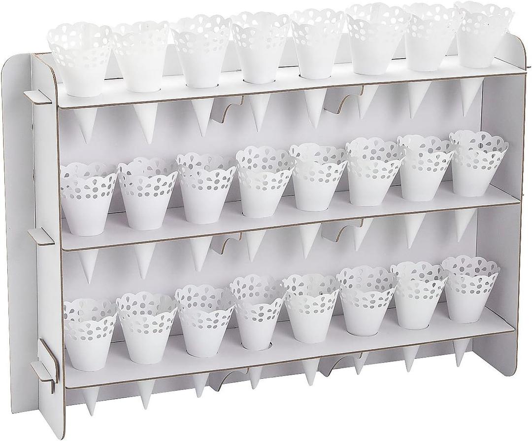 Cone Party Treat Stand with Paper Cones