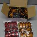 40 Pcs 2.5 Inch 2 Diode Trailer Marker Lights Waterproof Sealed Light Double Bullseye LED Trailer Lights Kit 2.5" Side Marker Light Oval Trailer Running Lights for RV Camper Truck Boat, Red and Amber