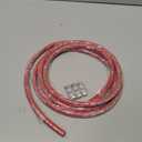 10FT Fuel Line Hose 4AN 6mm 1/4 Inch High Pressure Hose 2.8Mpa 400PSI for Fuel Systems Engines Tube Hose (Attached Hose Clamp)