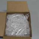 Honeydak 100 Pcs Soffit Hooks Christmas Roof Lights Clip for Hanging String Lights Outdoor Plastic Gutter Clips Xmas Decorative Lighting Hangers for Shingles Eaves Roof Gazebo