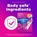 Tampax Radiant Tampons for Women, with LeakGuard Braid, Super Absorbency, Unscented, 84 Count (3 Packs of 28)