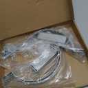 6 Inch B Vent Wall Strap Round Gas Vent Pipe Strap Adjustable Wall Strap Round Gas Vent Pipe Strap for Metal Pipes, Plastic Ventilation Pipes, Chimney Pipes, Drainage Pipes (2 Pcs)