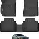 Floor Mats Compatible for 2024 Kia k4 All Weather 2 Row Floor Liners Accessories-Black.