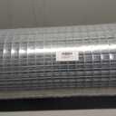16 Gauge Galvanized Hardware Cloth 48in x 100ft Silver 1 inch Welded Garden Fence Roll for Gardens, Chicken Coops & Poultry Animal Netting Cage