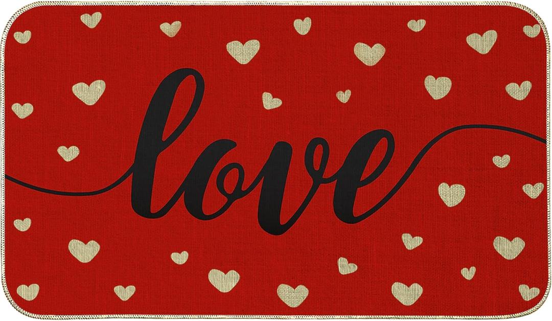 30" X 17" Valentines Day Door Mat Non-Slip and Washable Welcome Mat Rugs for Holiday Indoor Outdoor
Pack Of 2
