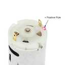 ChgImposs 4PCS Micro RS365 DC Motor 12-25V Motor with Piezoresistor and Carbon Brush for Office Equipment Household Appliances Massager Hair Dryer Micromotor
