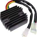 Voltage Regulator Rectifier Assembly 12V Replacement for Arctic Cat 500 ATV 2000-2008, Replacement for Arctic Cat 400 2003-2008, Replacement for Arctic Cat 375 2002 Replace# 3402-682