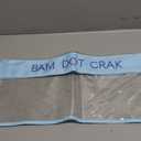 1 PCS American Mahjong Bag - Empty Mahjong Tiles Bag Only with Zippered & Letters, Case Only (Blue,Bam Dot Crack)