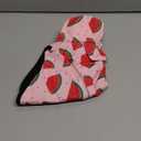 Mile High Life Dog Raincoat, Adjustable Waterproof Reflective Rain Jacket for Small Medium Large Dogs, Lightweight Breathable Pet Rain Coat with Leash Hole(Pink Watermelon,XS Chest 17-23")