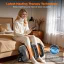 2026 Upgraded Foot Massager with Heat - Shiatsu Deep Kneading Machine for Plantar Fasciitis, Neuropathy & Circulation - 5 Intensities, 4 Modes - Ideal Gifts for Women & Men