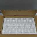 20 Pcs Glass Bud Vase in Bulk, Clear Mini Flower Vases for Centerpieces, Glass Bottles Table Decoration for Party, Wedding, Housewarming, Christmas, Birthdays, Home Decor